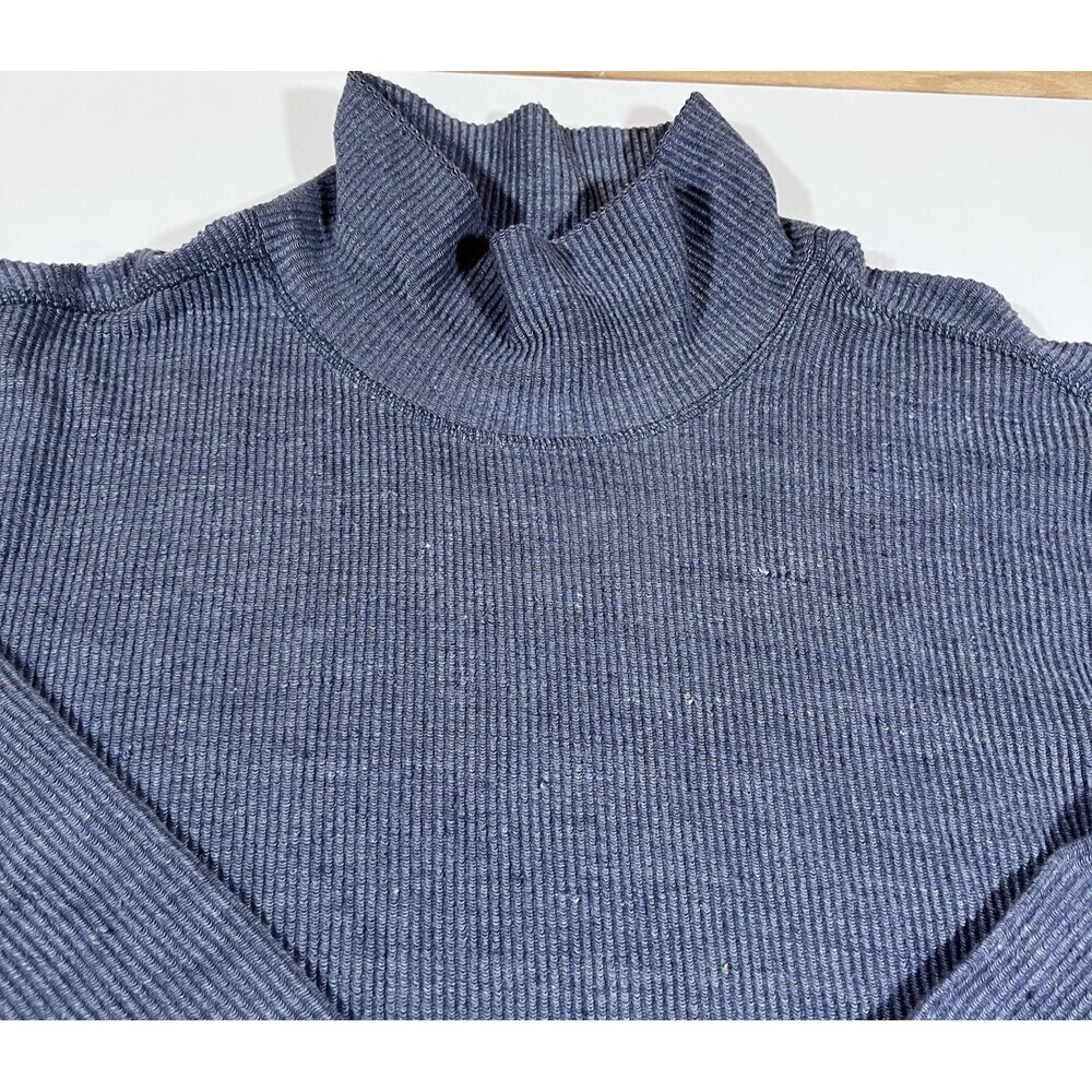 Canyon Guide Outfitters Blue Pullover Mock neck Sweater Soft Men's XXL - Picture 4 of 7